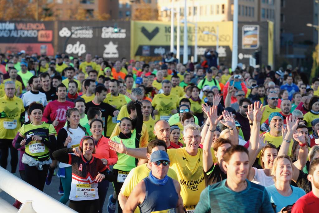 Las mejores imágenes del Maratón Valencia Trinidad Alfonso EDP