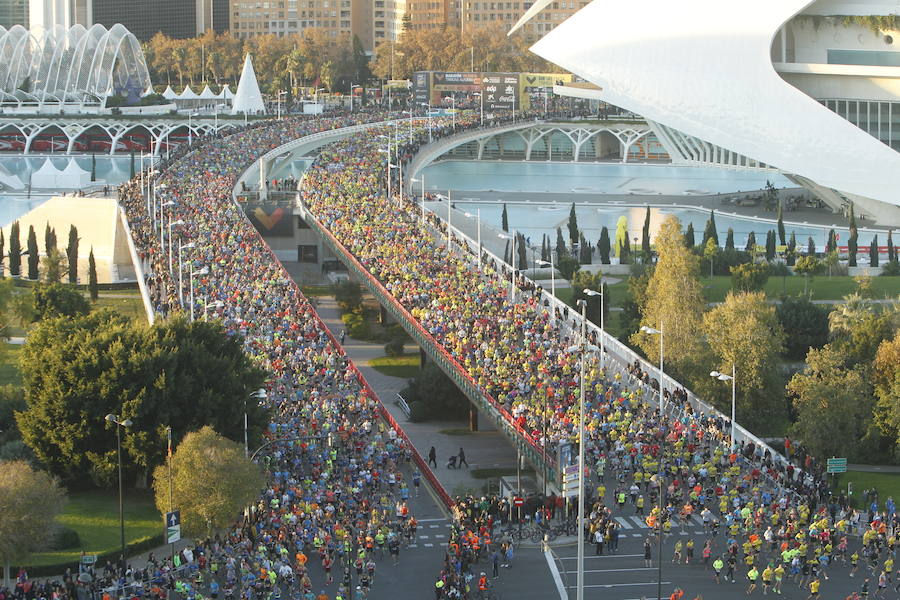 Las mejores imágenes del Maratón Valencia Trinidad Alfonso EDP