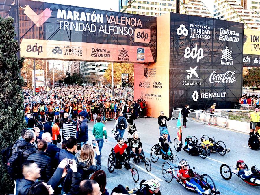 Las mejores imágenes del Maratón Valencia Trinidad Alfonso EDP