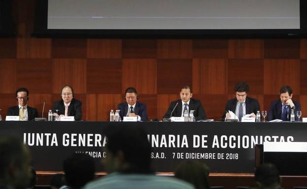 Junta de accionistas del Valencia CF.