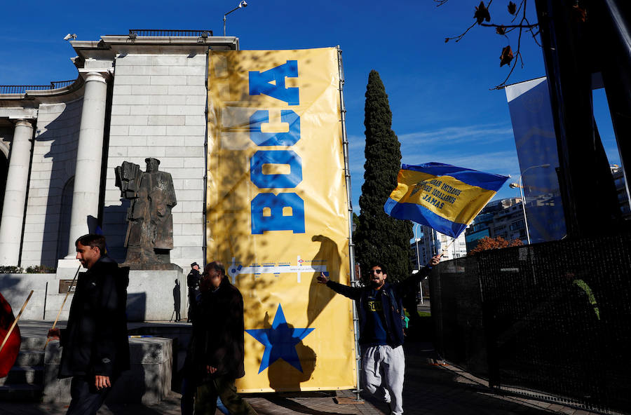 Fotos: Previa de la final de la Copa Libertadores entre River Plate y Boca Juniors en Madrid