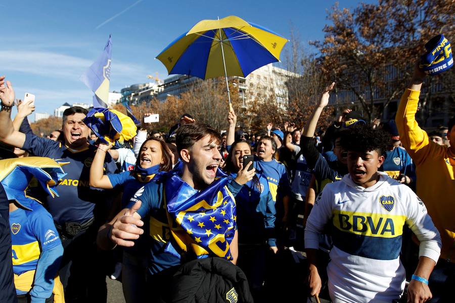 Fotos: Previa de la final de la Copa Libertadores entre River Plate y Boca Juniors en Madrid