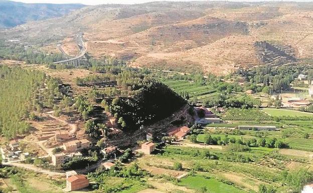 Vega del río Turia a su paso por Ademuz. 