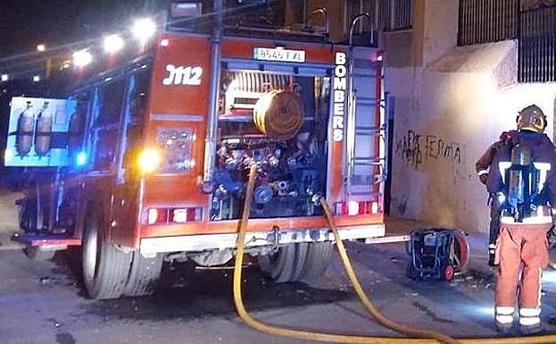 Herido un hombre en el incendio de una vivienda en Benicarló