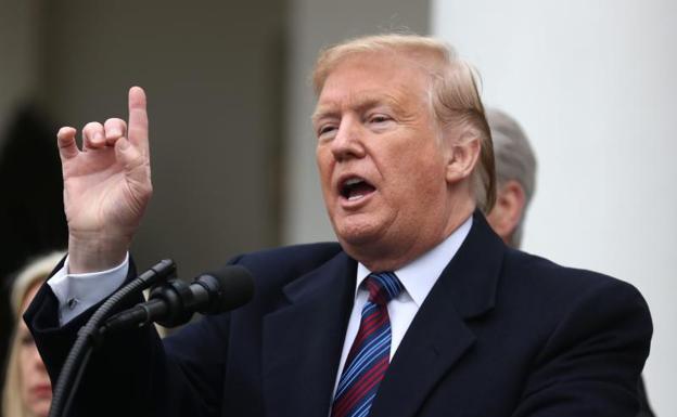 El presidente estadounidense, Donald Trump. 