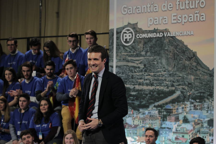 Fotos: Pablo Casado presenta a los candidatos a la alcaldía de Valencia, Alicante y Castellón