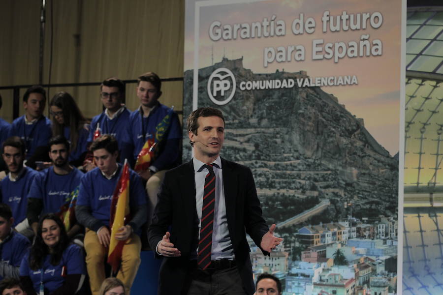 Fotos: Pablo Casado presenta a los candidatos a la alcaldía de Valencia, Alicante y Castellón