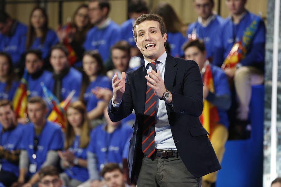 Fotos: Pablo Casado presenta a los candidatos a la alcaldía de Valencia, Alicante y Castellón