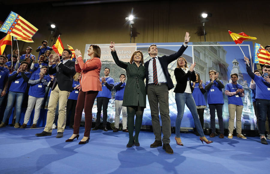 Fotos: Pablo Casado presenta a los candidatos a la alcaldía de Valencia, Alicante y Castellón