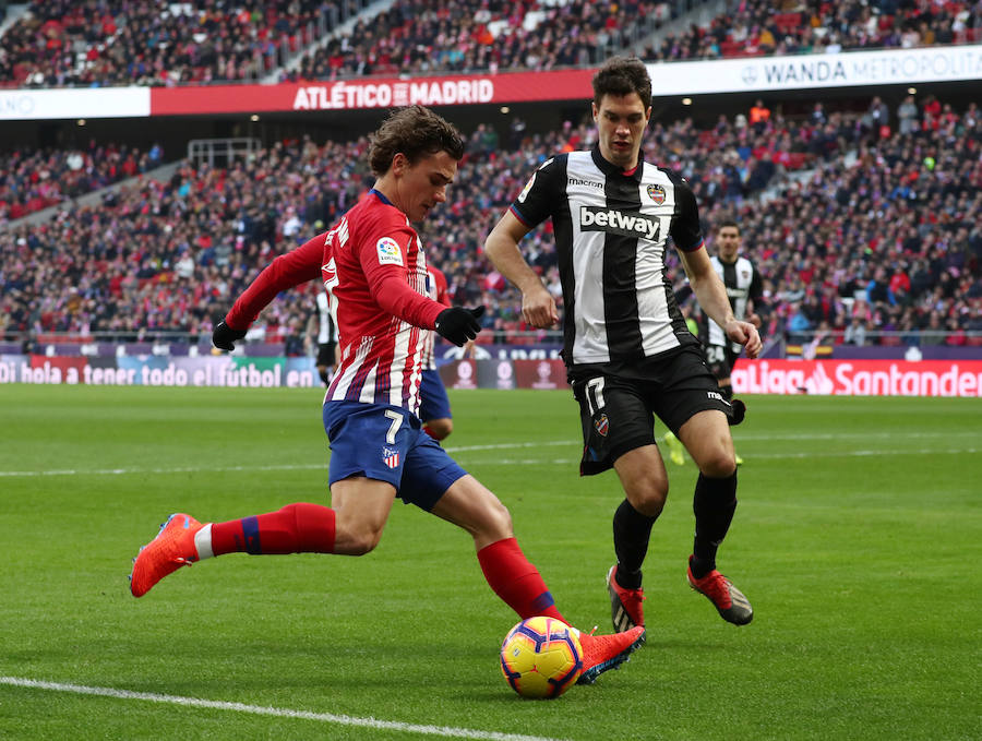 El partido de la jornada 19 de LaLiga en el Wanda Metropolitano deja estas imágenes de las mejores jugadas