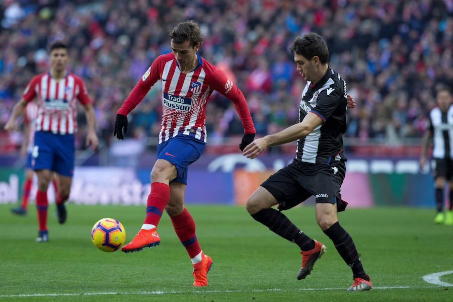 El partido de la jornada 19 de LaLiga en el Wanda Metropolitano deja estas imágenes de las mejores jugadas