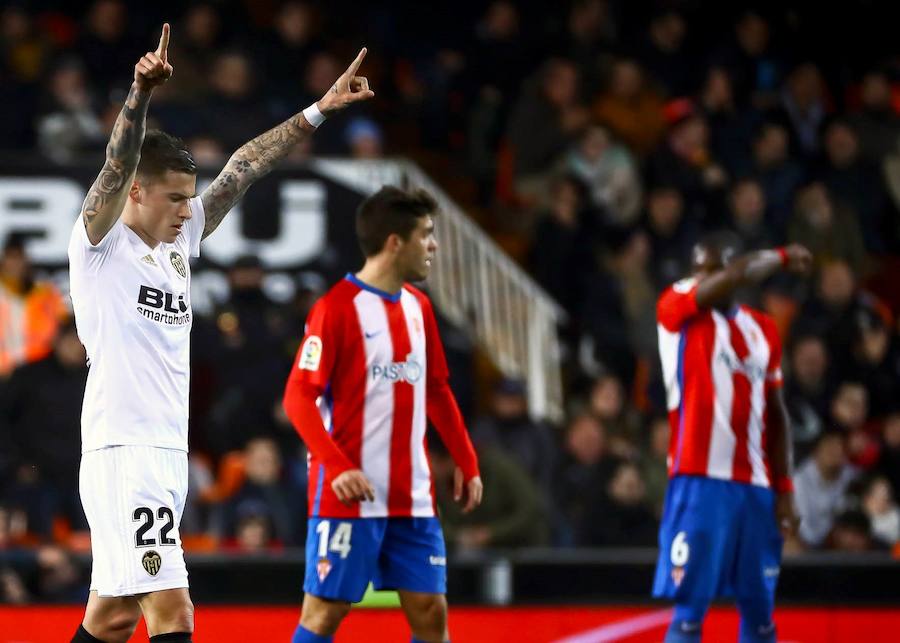 Estas son las imágenes que deja el paso del partido de vuelta de octavos por Mestalla