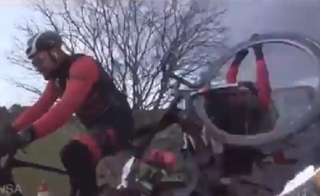 Atropello al grupo ciclista en el que se encontraba Dani Rovira.