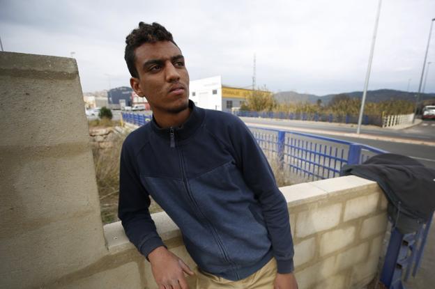 Amine el Mansouri, joven extutelado procedente del centro de menores de Nules. 