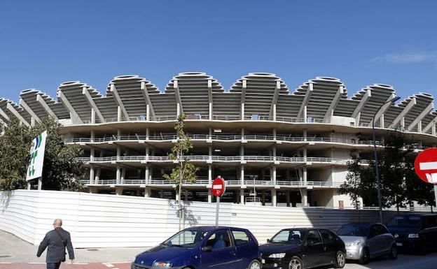 Nou Mestalla en obras.