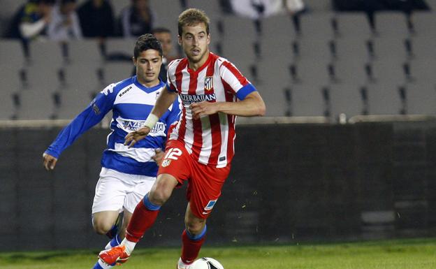 Pulido, en su etapa con el Atlético. 