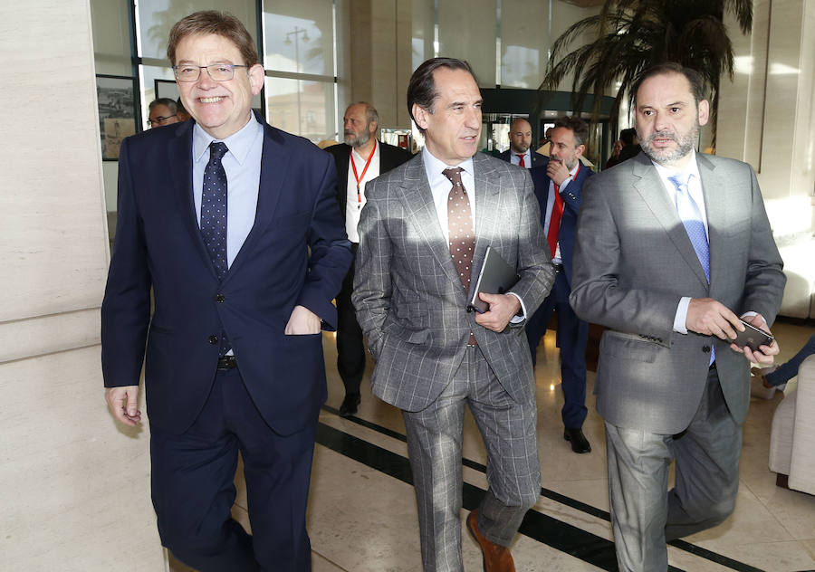 El ministro José Luis Ábalos repasa los proyectos del Ministerio de Fomento en la Comunitat Valenciana.