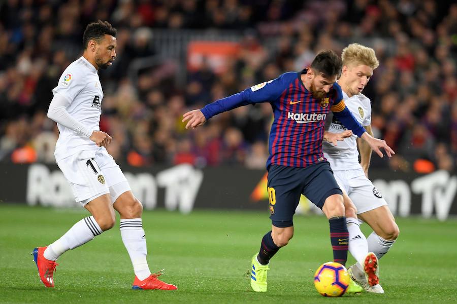 Estas son las imágenes que deja el partido de la jornada 22 de LaLiga en el Camp Nou