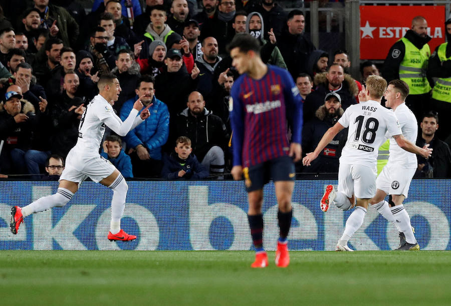 Estas son las imágenes que deja el partido de la jornada 22 de LaLiga en el Camp Nou