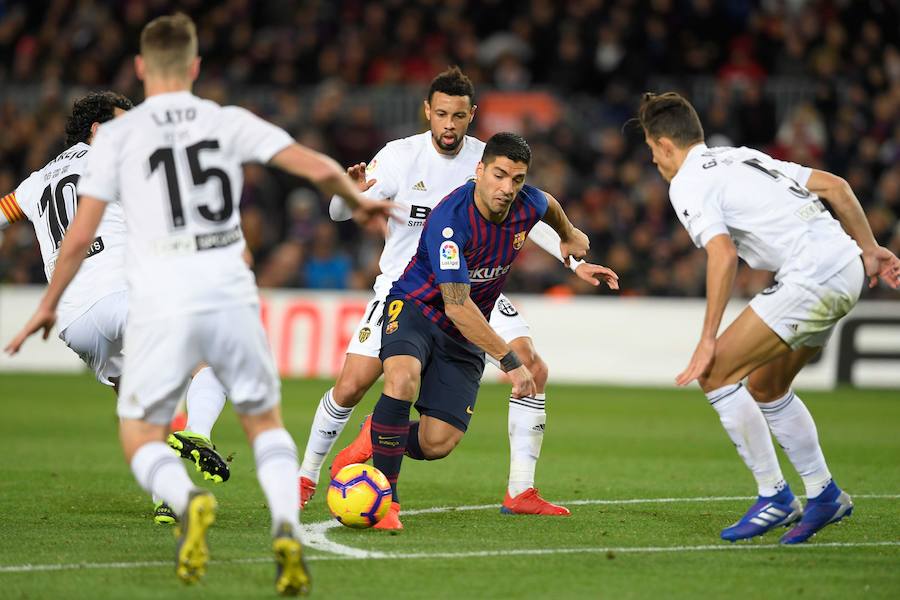 Estas son las imágenes que deja el partido de la jornada 22 de LaLiga en el Camp Nou