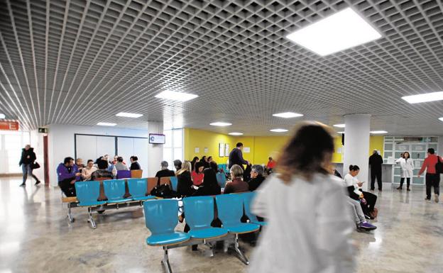 Sala de espera de un hospital valenciano. 