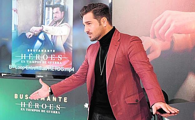 David Bustamente presenta su último disco. 