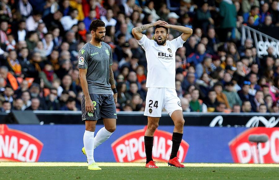 Estas son las imágenes que deja el partido de la jornada 23 de LaLiga en Mestalla