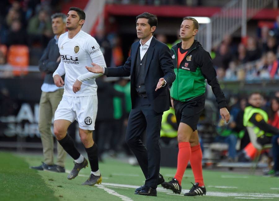 Estas son las imágenes que deja el partido de la jornada 23 de LaLiga en Mestalla