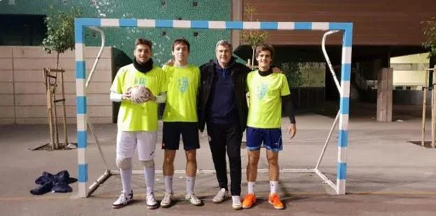 De izquierda a derecha, Lucas Rivera, Nacho Sanchis, Miki García Belda y Miki Mateu. 