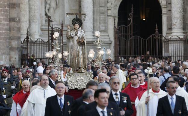 Procesión de San Vicente Ferrer en la ciudad de Valencia.