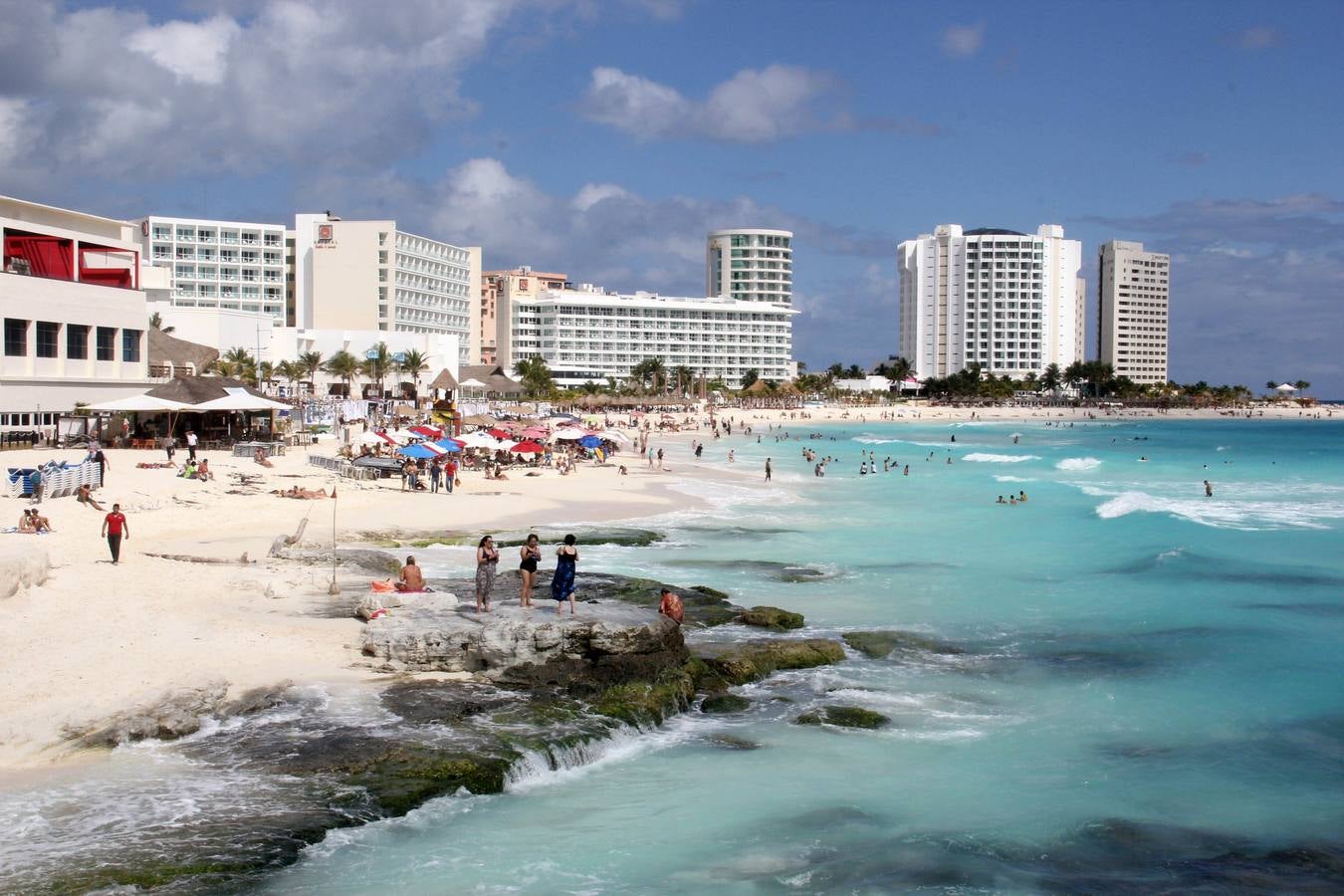 3. México. Las playas de Cancún. Una de las zonas con mejor calidad de México, a pesar del turismo que se ha masificado en las últimas décadas. 