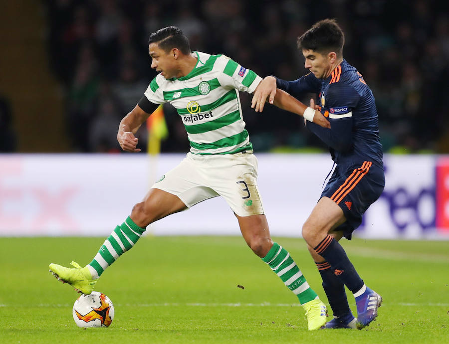 Fotos del partido Celtic- Valencia CF de la ida de dieciseisavos de final de la Europa League disputado en el Celtic Park.