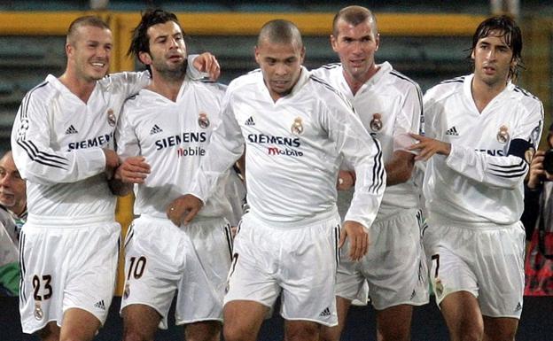 Beckham, Figo, Ronaldo, Zidane y Raúl