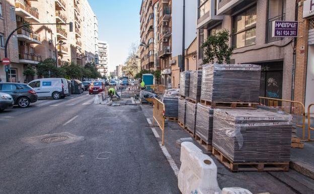 Avenida Constitución de Valencia.