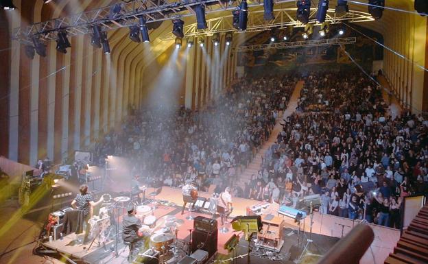 El grupo Sidecars durante su actuación en el Palau de les Arts.