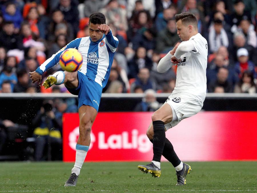 Estas son las mejores fotos del partido de la jornada 24 de LaLiga disputado en Mestalla