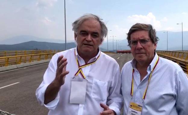 González Pons, en la frontera de Venezuela. 