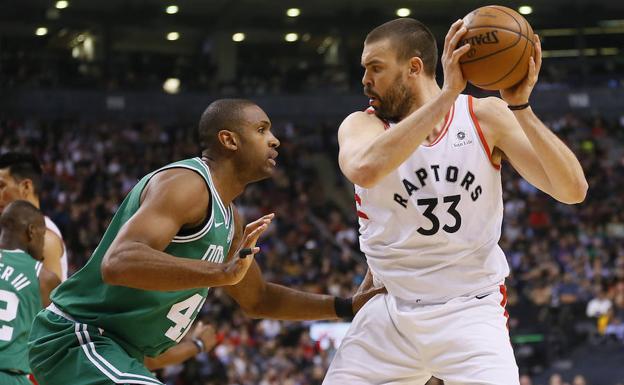 Marc Gasol, durante el partido. 