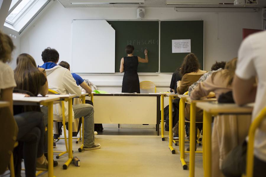 Aula de Bachillerato.