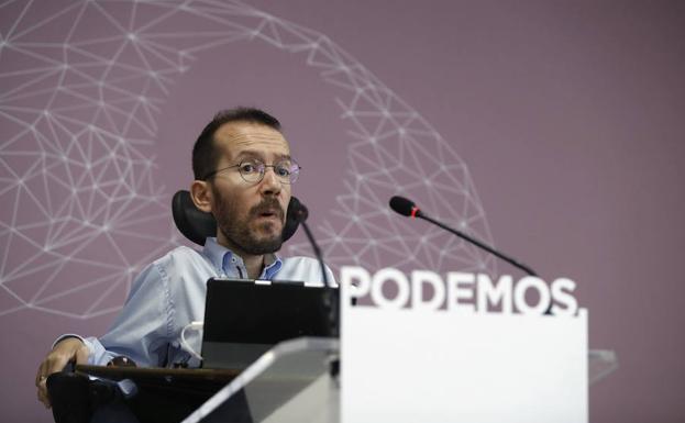 El secretario de Organización de Podemos, Pablo Echenique, en una imagen de archivo.