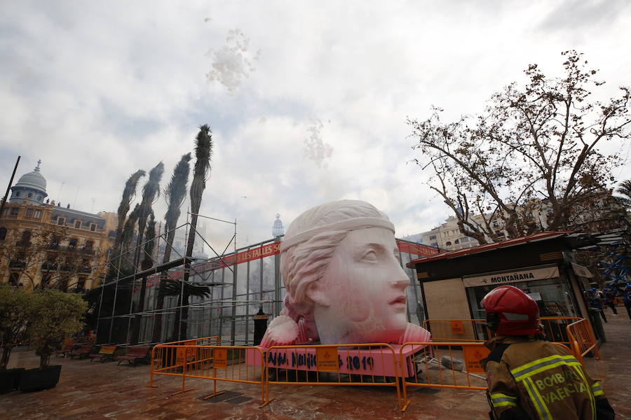 Fotos: Mascletà del 4 de marzo de las Fallas 2019. Pirotecnia Zaragozana