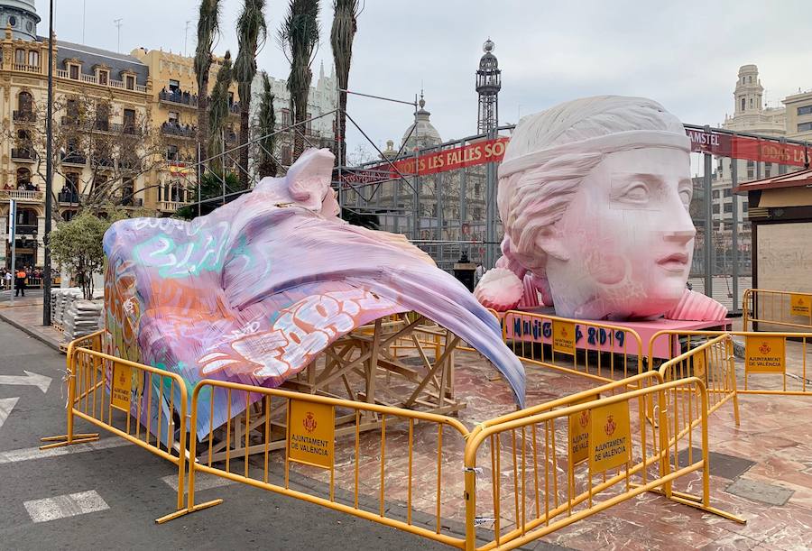 Fotos: Mascletà del 6 de marzo de las Fallas 2019. Porotecnia Pibierzo