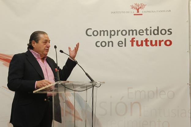 Vicente Boluda, durante una comparecencia. 