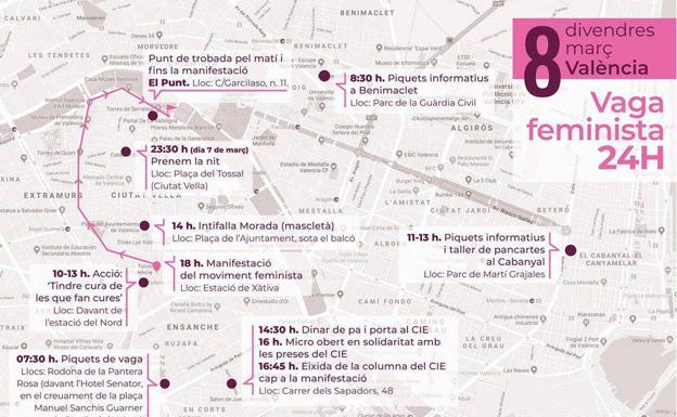 Día de la Mujer | Manifestación en Valencia del 8M de 2019: horarios y recorrido