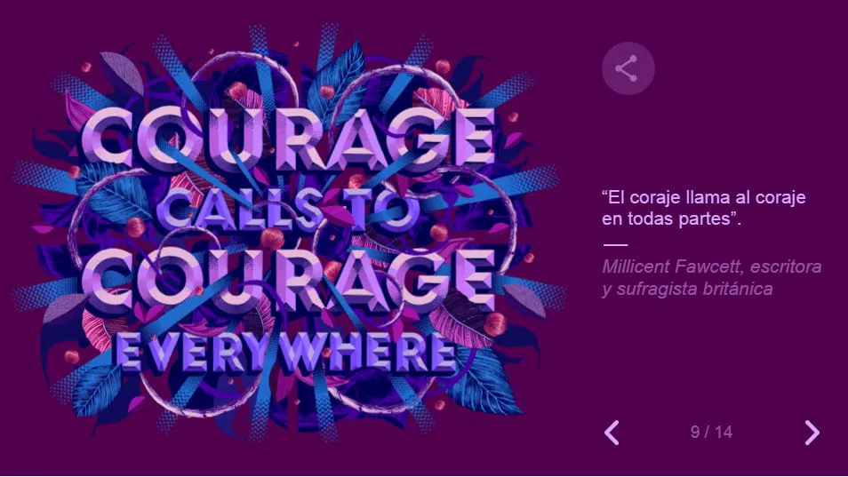 Fotos: El doodle de Google del Día de la Mujer 2019: las 13 frases de mujeres que cambiaron el mundo