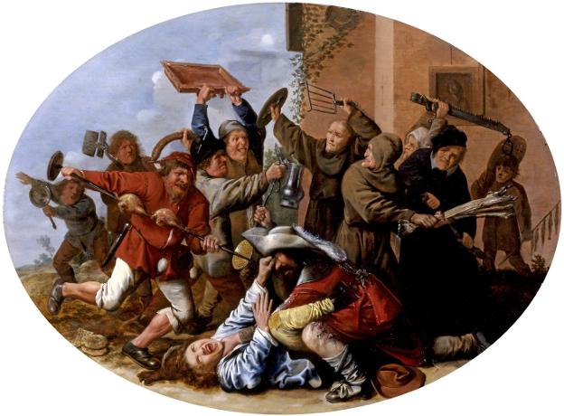 'Batalla entre el Carnaval y la Cuaresma', de Jan Miense Molenaer. 