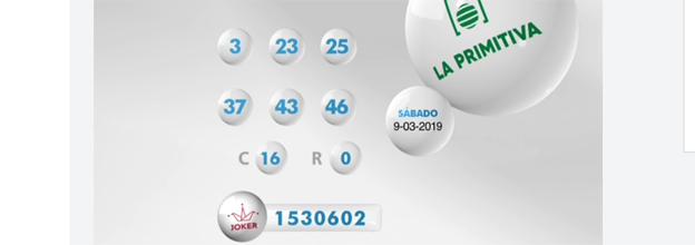 La Primitiva de hoy 9 de marzo: comprobar resultados del sorteo del sábado