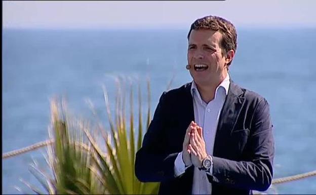 El líder del PP, Pablo Casado. 