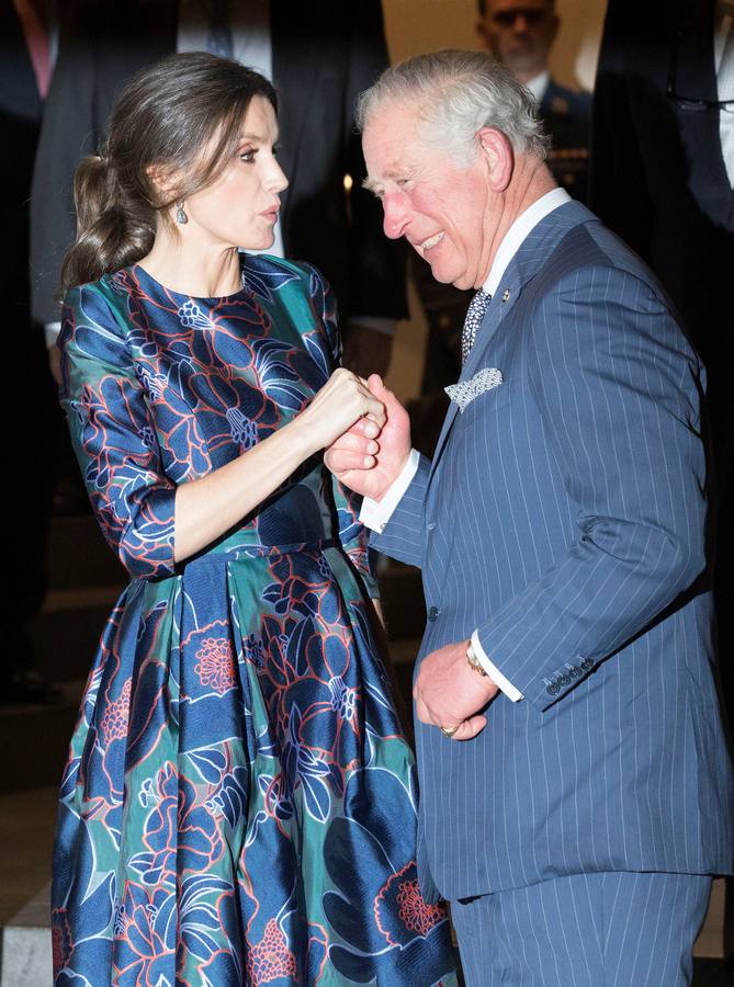 Fotos: La reina Letizia y el príncipe Carlos de Inglaterra inauguran exposición de Sorolla en la National Gallery