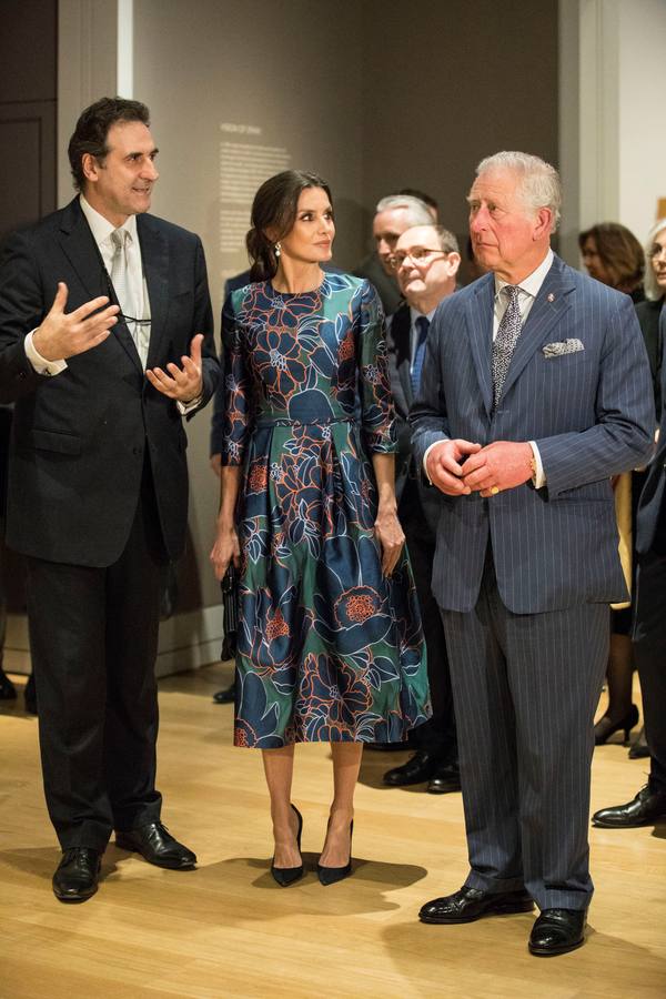 Fotos: La reina Letizia y el príncipe Carlos de Inglaterra inauguran exposición de Sorolla en la National Gallery